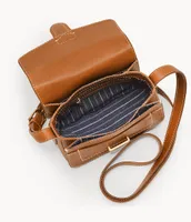 Tremont Leather Small Flap Crossbody Bag