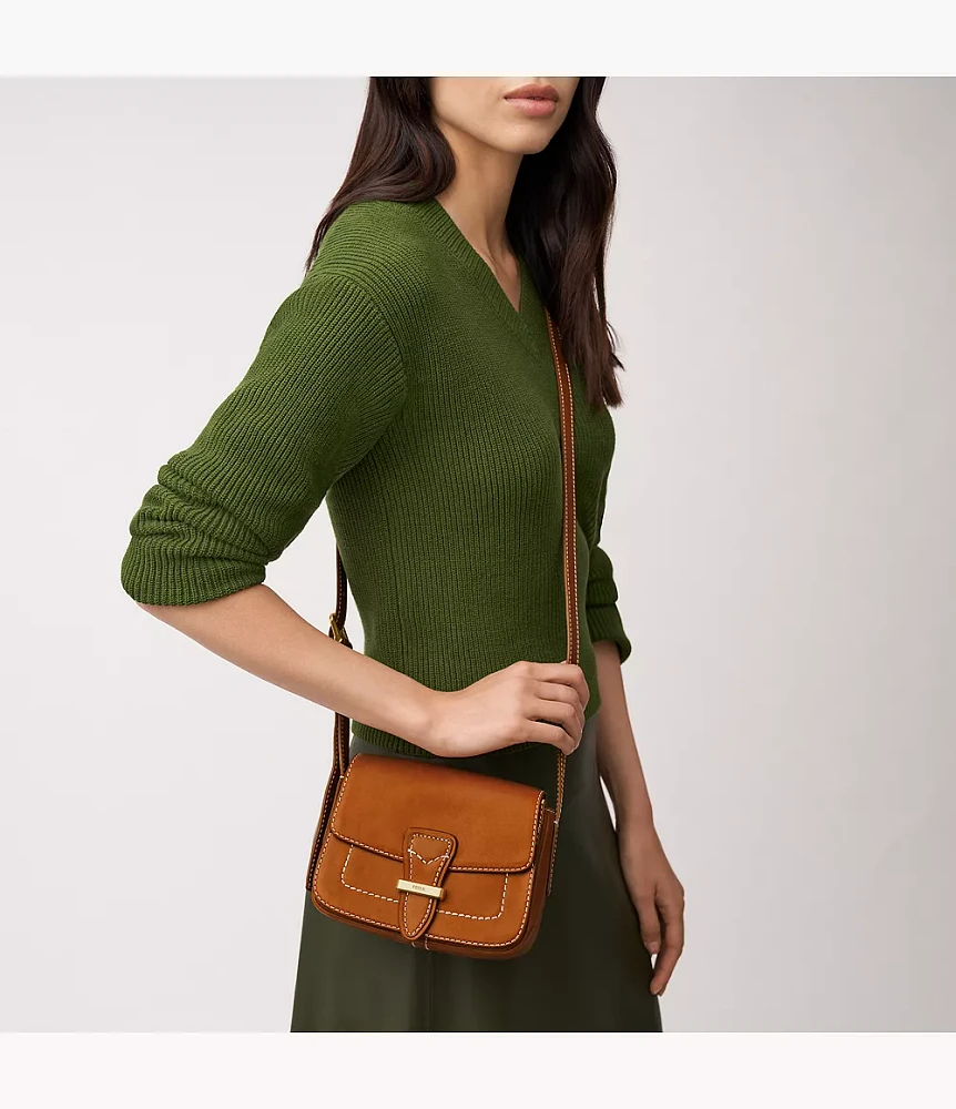 Tremont Leather Small Flap Crossbody Bag