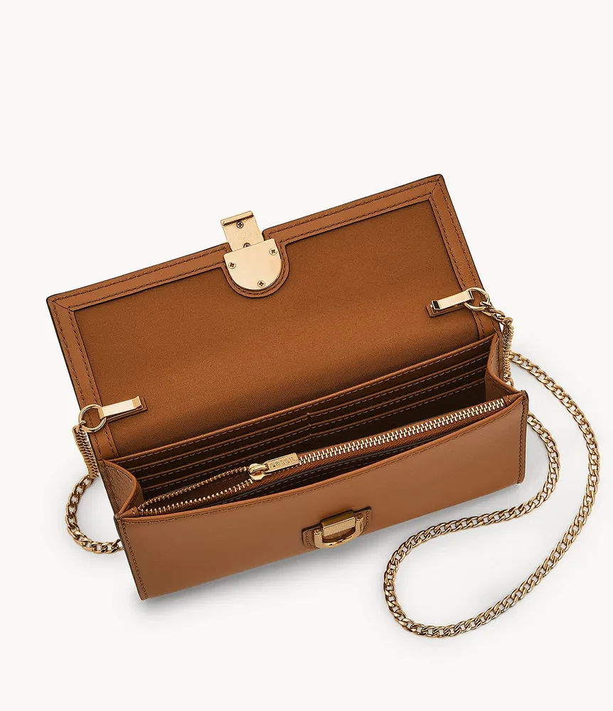 Avondale Leather Wallet Crossbody Bag