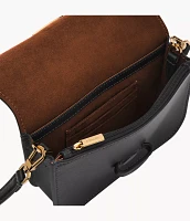 Lennox Leather Small Flap Crossbody Bag