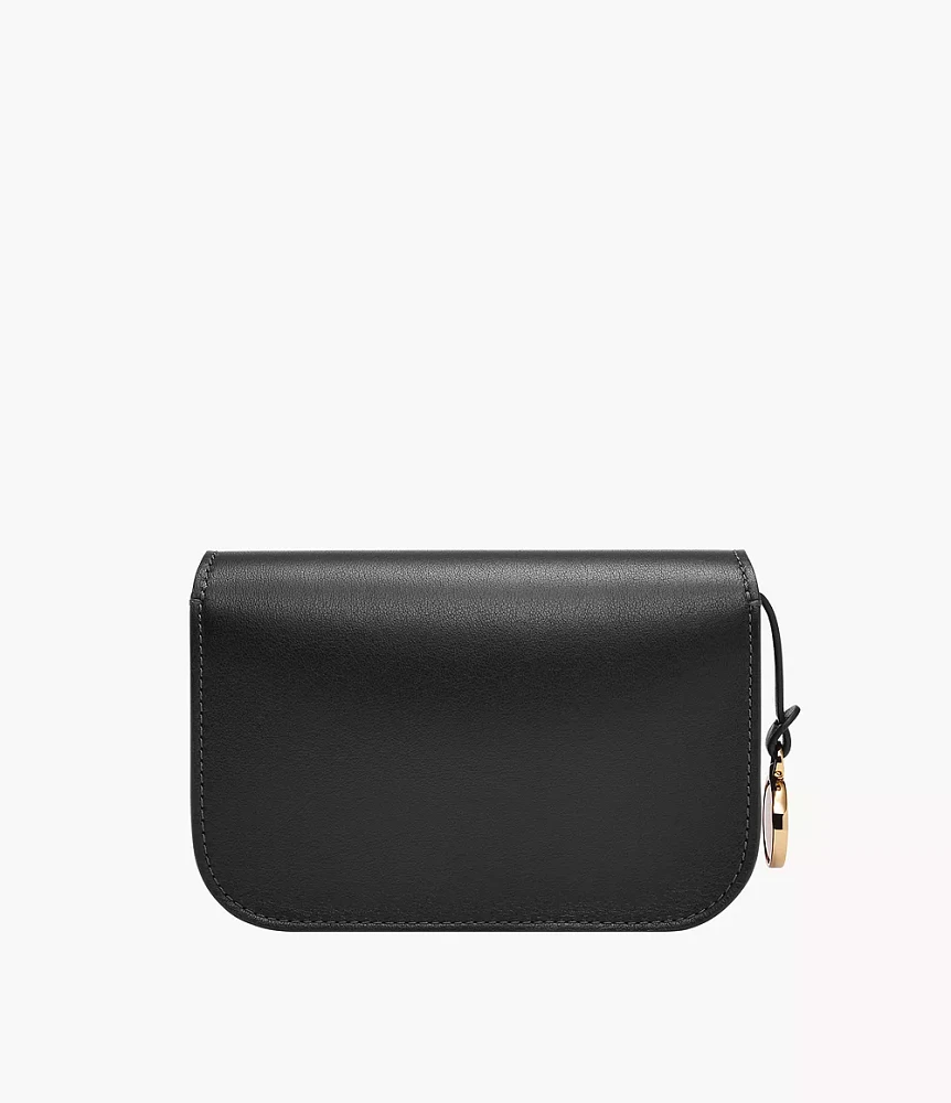 Lennox Leather Small Flap Crossbody Bag