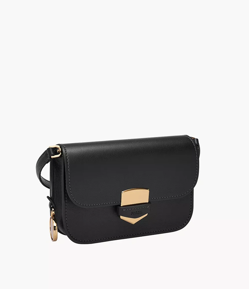 Lennox Leather Small Flap Crossbody Bag