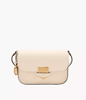 Lennox Leather Small Flap Crossbody Bag