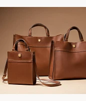 Gemma Leather Small Tote