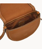 Harwell Leather Small Flap Crossbody Bag