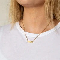 The FOUNT Nameplate Necklace