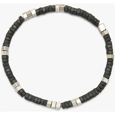 Pura Vida Men's Faceted Pyrite Stretch Bracelet