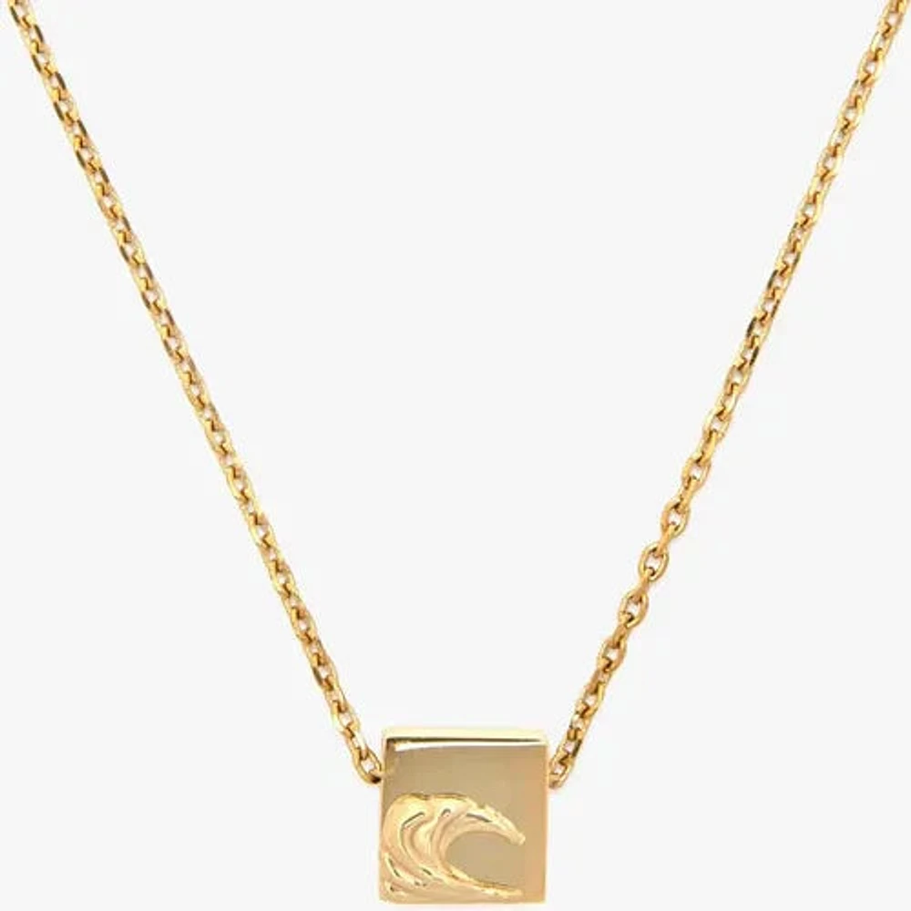 Pura Vida Surfrider Wave Necklace