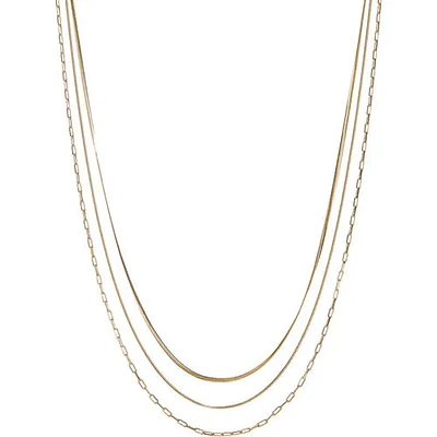 Luv Aj Chandon Multi Chain Charm Necklace