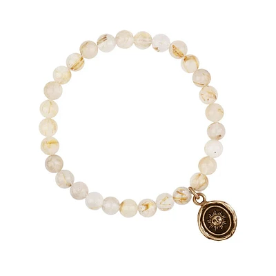 Pyrrha JJoyful Appreciation Talisman Stretch Stone Bracelet