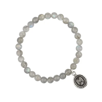 Pyrrha Mindful Appreciation Talisman Stretch Stone Bracelet