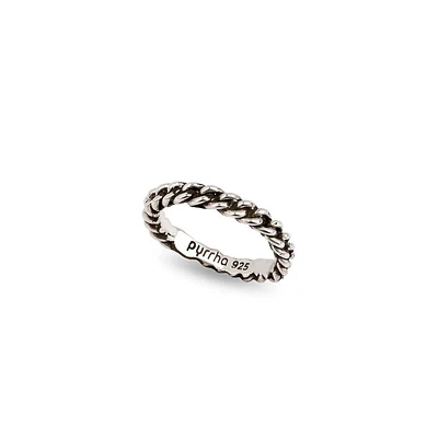 Pyrrha Narrow Chain Band Ring