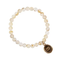 Pyrrha Witty Appreciation Talisman Stretch Stone Bracelet