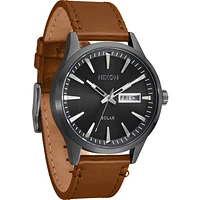 Nixon Sentry Solar Leather