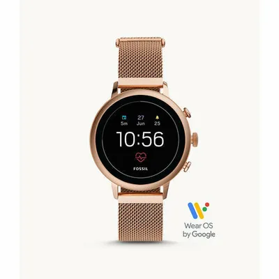 Fossil Stainless-Mesh Smart Watch Gen 4