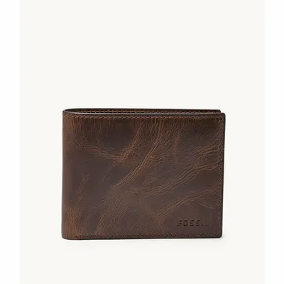 Fossil Derrick RFID Bifold with Flip ID