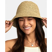 RVCA Laguna Straw Bucket Hat