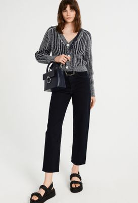 Cardigan ample en coton biologique