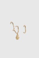 Boucles d'oreilles asymétriques