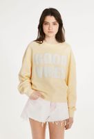Sweatshirt jaune pâle