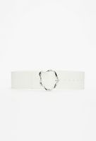Ceinture large en cuir responsable