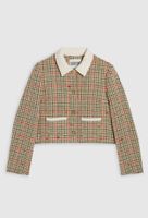 Veste à carreaux pieds de poule