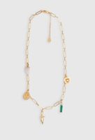 Collier doré à maillons