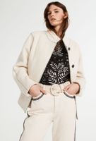 Veste coupe droite ceinturée