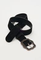 Ceinture en cuir suédé responsable