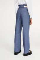 Pantalon paperbag taille haute