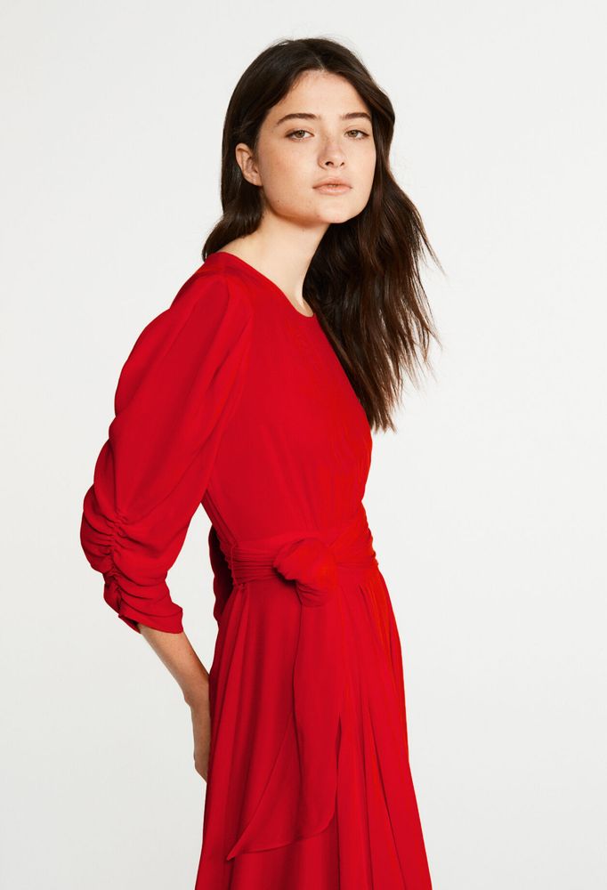 Robe longue en viscose responsable