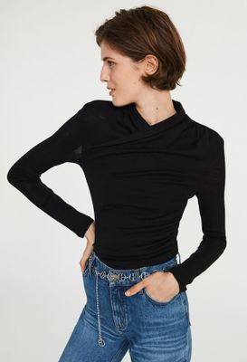Top à col croisé