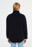 Manteau effet peau lainée