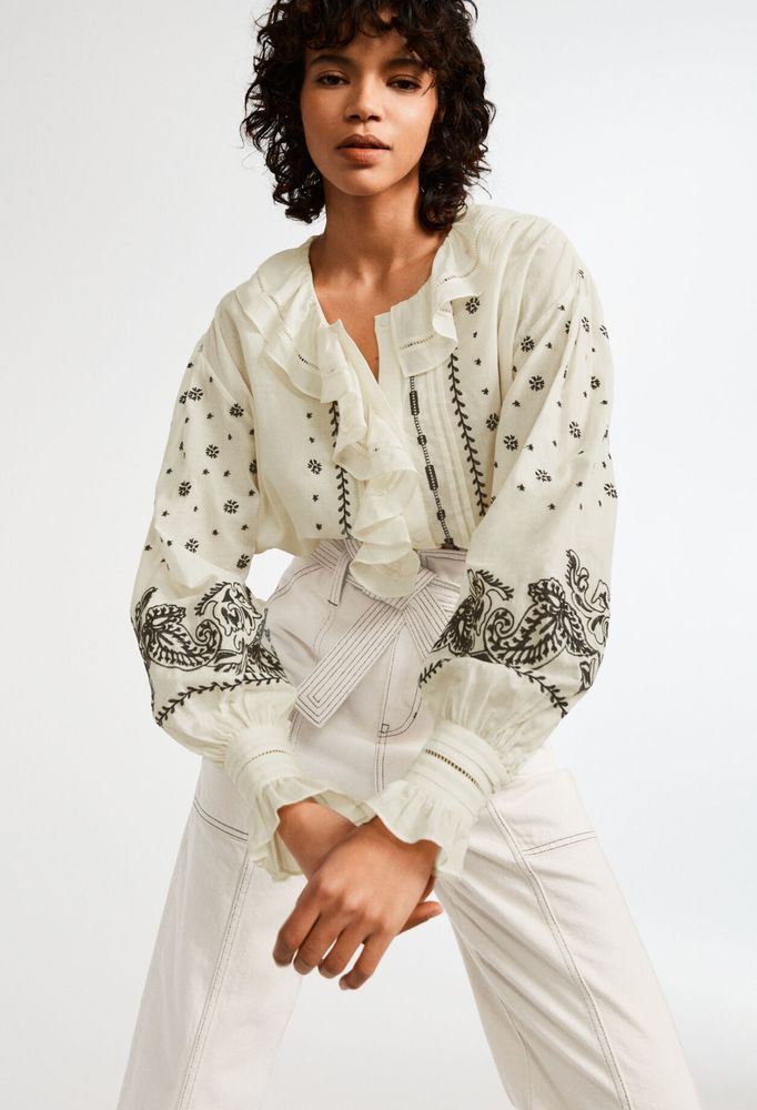Blouse fluide