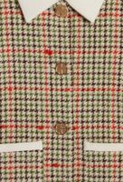 Veste à carreaux pieds de poule