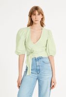 Blouse cache-cœur