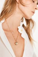 Collier doré à maillons