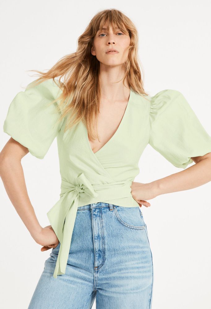 Blouse cache-cœur