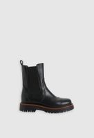 Boots montantes en cuir