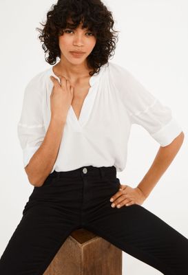 Blouse fluide en viscose responsable.