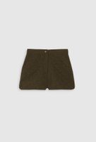 Short matelassé