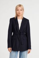 Veste de tailleur ceinturée