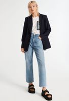 Veste de tailleur ceinturée