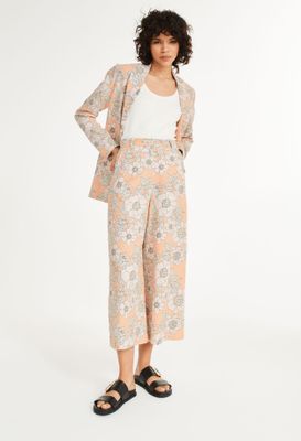 Pantalon à fleurs