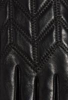 Gants en cuir responsable matelassé