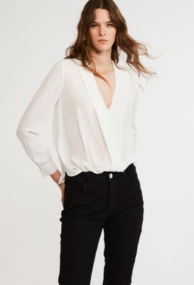 Blouse à col V