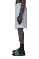 D-BOXY TRACK DENIM JOGGJEANS SHORTS