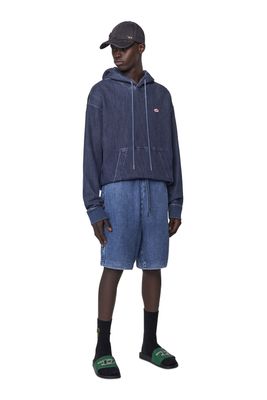 D-BOXY TRACK DENIM JOGGJEANS SHORTS
