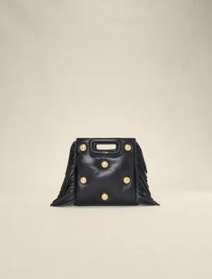 Sac M Mini en cuir matelassé à stud