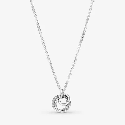 Collier Pendentif Cercles Ma Famille Pour Toujours